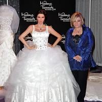 The unveiling of Kim Kardashian s wedding-themed wax figure dress | Picture 62808